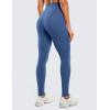 imageCRZ YOGA Womens Butterluxe High Waisted Workout Leggings 31 Inches  Athletic Gym Yoga Pants with Pockets Buttery SoftPitch Blue