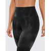 imageCRZ YOGA Womens Butterluxe High Waisted Yoga Leggings 25quot  Double Seamed Buttery Soft Comfy Athletic Gym Workout PantsBlack Tie Dye Flowers