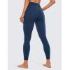 imageCRZ YOGA Womens Butterluxe High Waisted Yoga Leggings 25quot  Double Seamed Buttery Soft Comfy Athletic Gym Workout PantsFrench Navy