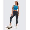 imageCRZ YOGA Womens Butterluxe Workout Yoga Capri Leggings 23 Inches  High Waist Crop Pants with Pockets Buttery Soft GymTrue Navy