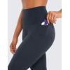 imageCRZ YOGA Womens Butterluxe Workout Yoga Capri Leggings 23 Inches  High Waist Crop Pants with Pockets Buttery Soft GymTrue Navy