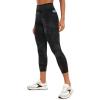imageCRZ YOGA Womens Butterluxe Workout Yoga Capri Leggings 23 Inches  High Waist Crop Pants with Pockets Buttery Soft GymBlack Tie Dye Flowers