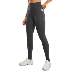 imageCRZ YOGA Womens Butterluxe High Waisted Workout Leggings 31 Inches  Athletic Gym Yoga Pants with Pockets Buttery SoftMysterious Grey