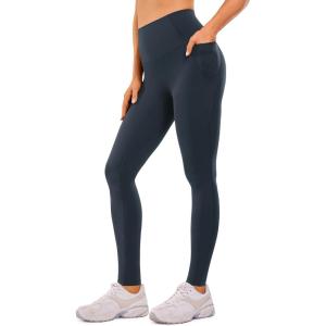imageCRZ YOGA Womens Butterluxe High Waisted Workout Leggings 31 Inches  Athletic Gym Yoga Pants with Pockets Buttery SoftTrue Navy