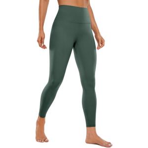 imageCRZ YOGA Womens Butterluxe High Waisted Yoga Leggings 25quot  Double Seamed Buttery Soft Comfy Athletic Gym Workout PantsDark Forest Green