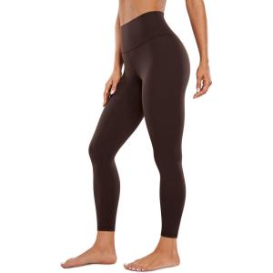 imageCRZ YOGA Womens Butterluxe High Waisted Yoga Leggings 25quot  Double Seamed Buttery Soft Comfy Athletic Gym Workout PantsHot Fudge Brown