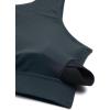 imageCRZ YOGA Butterluxe Womens One Shoulder Sports Bra  Sleeveless One Strap Low Impact Asymmetrical Workout Yoga TopsDark Green