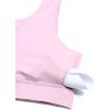 imageCRZ YOGA Butterluxe Womens One Shoulder Sports Bra  Sleeveless One Strap Low Impact Asymmetrical Workout Yoga TopsVita Pink