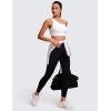 imageCRZ YOGA Butterluxe Womens One Shoulder Sports Bra  Sleeveless One Strap Low Impact Asymmetrical Workout Yoga TopsWhite
