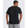 imageCRZ YOGA Cloud Jersey Mens Midweight Soft Short Sleeve Basic Casual Shirt Breathable Lounge Athletic TShirtsBlack