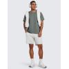 imageCRZ YOGA Cloud Jersey Mens Midweight Soft Short Sleeve Basic Casual Shirt Breathable Lounge Athletic TShirtsGrey Sage