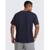 imageCRZ YOGA Cloud Jersey Mens Midweight Soft Short Sleeve Basic Casual Shirt Breathable Lounge Athletic TShirtsNavy