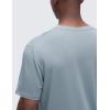 imageCRZ YOGA Mens CottonBlend Short Sleeve Tee Tops Moisture Wicking Workout Athletic Casual Lightweight Soft Basic TShirtBelgian Blue