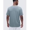 imageCRZ YOGA Mens CottonBlend Short Sleeve Tee Tops Moisture Wicking Workout Athletic Casual Lightweight Soft Basic TShirtBelgian Blue