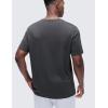 imageCRZ YOGA Mens CottonBlend Short Sleeve Tee Tops Moisture Wicking Workout Athletic Casual Lightweight Soft Basic TShirtMysterious Grey