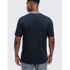 imageCRZ YOGA Mens CottonBlend Short Sleeve Tee Tops Moisture Wicking Workout Athletic Casual Lightweight Soft Basic TShirtTrue Navy