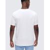imageCRZ YOGA Mens CottonBlend Short Sleeve Tee Tops Moisture Wicking Workout Athletic Casual Lightweight Soft Basic TShirtWhite