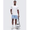 imageCRZ YOGA Mens CottonBlend Short Sleeve Tee Tops Moisture Wicking Workout Athletic Casual Lightweight Soft Basic TShirtWhite