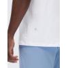 imageCRZ YOGA Mens CottonBlend Short Sleeve Tee Tops Moisture Wicking Workout Athletic Casual Lightweight Soft Basic TShirtWhite