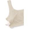 imageCRZ YOGA Ribbed Sports Bras for Women  U Back Wireless Medium Impact Padded Yoga Workout CamiMojave Tan