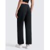 imageCRZ YOGA SoftAura Wide Leg Sweatpants Women 29quot31quot Modal High Waisted Lounge Travel Casual Sweat Pants with PocketsBlack