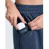 imageCRZ YOGA SoftAura Wide Leg Sweatpants Women 29quot31quot Modal High Waisted Lounge Travel Casual Sweat Pants with PocketsInk Blue