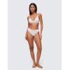 imageCRZ YOGA Softhold Womens Double Lined Triangle Bralette  Adjustable Straps Unlined Wireless Cami Plunge TShirt Everyday BraMilky White