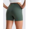 imageCRZ YOGA Girls Butterluxe Athletic Biker Shorts  Kids Teen High Waist Lounge Active Dance Yoga Running Buttery SoftDark Forest Green