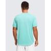 imageCRZ YOGA Mens Lightweight Athletic TShirts Moisture Wicking Running Workout Shirt Short Sleeve Gym TopsTropical Mint Green