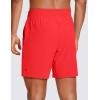 imageCRZ YOGA Mens Linerless Workout Shorts  7 Quick Dry for Running Sports Athletic Gym with PocketsDeep Red