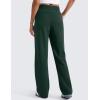 imageCRZ YOGA SoftAura Wide Leg Sweatpants Women 31quot Modal High Waisted Lounge Travel Casual Sweat Pants with Pockets DrawstringLegend Green
