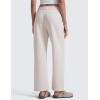imageCRZ YOGA SoftAura Wide Leg Sweatpants Women 31quot Modal High Waisted Lounge Travel Casual Sweat Pants with Pockets DrawstringMilky White
