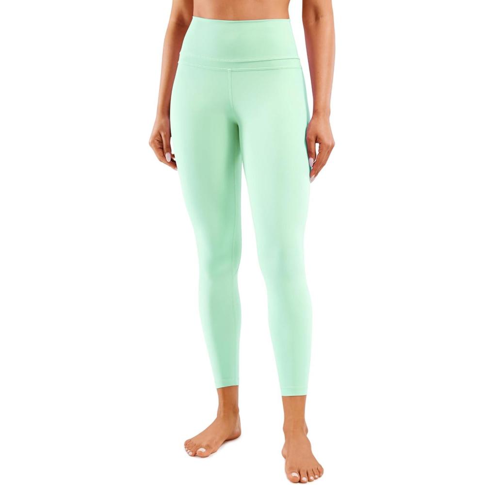 imageCRZ YOGA Womens Naked Feeling Workout 78 Yoga Leggings  25 Inches High Waist Tight PantsMint Moment