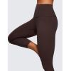 imageCRZ YOGA Butterluxe High Waisted Capris Workout Leggings for Women 23  Lounge Buttery Soft Yoga PantsHot Fudge Brown