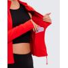 imageCRZ YOGA Butterluxe Womens Cropped Slim Fit Workout Jacket Weightless Track Athletic Full Zip Up Tops with Thumb HolesDark Red