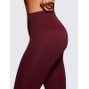 imageCRZ YOGA Womens Butterluxe High Waisted Lounge Leggings 19 Inches  Workout Buttery Soft Capris Yoga PantsRed Merlot