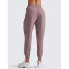 imageCRZ YOGA Womens Lightweight Workout Joggers 275quot  Travel Casual Outdoor Running Athletic Track Hiking Pants with PocketsAntique Bark
