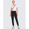 imageCRZ YOGA Womens Lightweight Workout Joggers 275quot  Travel Casual Outdoor Running Athletic Track Hiking Pants with PocketsBlack