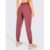 imageCRZ YOGA Womens Lightweight Workout Joggers 275quot  Travel Casual Outdoor Running Athletic Track Hiking Pants with PocketsMisty Merlot