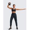 imageCRZ YOGA Womens Lightweight Workout Joggers 275quot  Travel Casual Outdoor Running Athletic Track Hiking Pants with PocketsTrue Navy