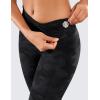 imageCRZ YOGA Womens Naked Feeling Workout 78 Yoga Leggings  25 Inches High Waist Tight PantsDark Grey Camouflage