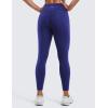 imageCRZ YOGA Womens Naked Feeling Workout Leggings 25 Inches  High Waisted Yoga Pants with Side Pockets Running TightsLarkspur Blue