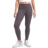 imageCRZ YOGA Girls Butterluxe Full Length Athletic Leggings  Kids High Waist Lounge Pants Active Dance Running Yoga TightsTornado Grey