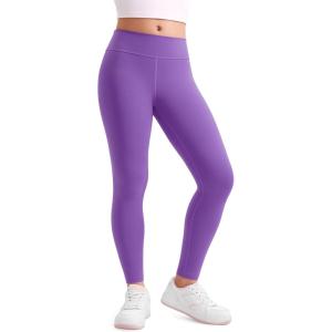 imageCRZ YOGA Girls Butterluxe Full Length Athletic Leggings  Kids High Waist Lounge Pants Active Dance Running Yoga TightsRoyal Lilac