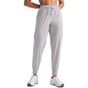 imageCRZ YOGA Womens Lightweight Workout Joggers 275quot  Travel Casual Outdoor Running Athletic Track Hiking Pants with PocketsDark Chrome