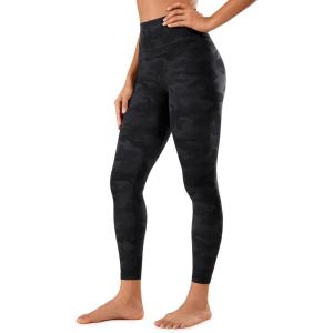 imageCRZ YOGA Womens Naked Feeling Workout 78 Yoga Leggings  25 Inches High Waist Tight PantsDark Grey Camouflage