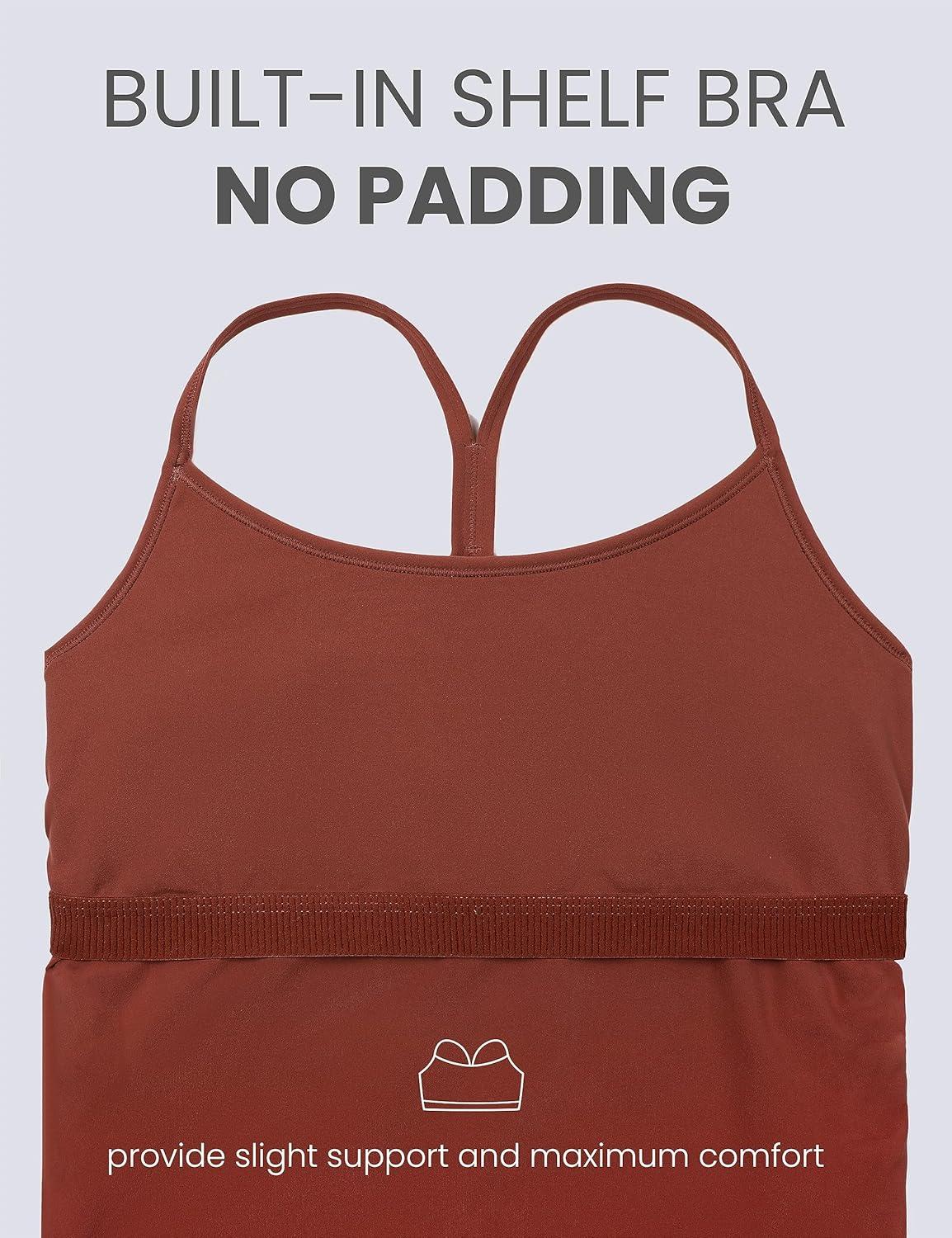 imageCRZ YOGA Butterluxe Y Back Maternity Tank Tops for Women Ruched Pregnancy Basic Camisole Sleeveless Athletic Yoga ShirtsJujube Brown