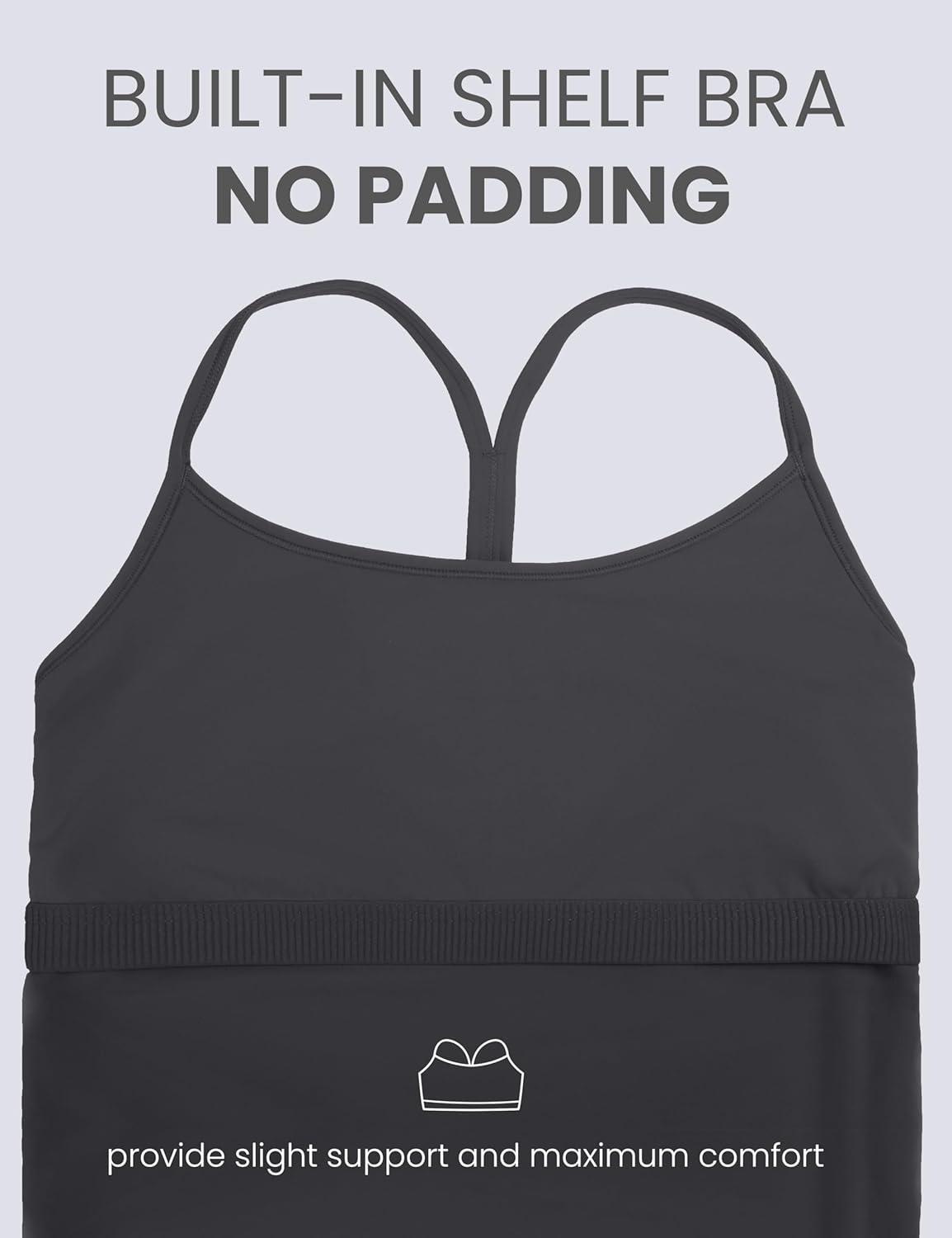 imageCRZ YOGA Butterluxe Y Back Maternity Tank Tops for Women Ruched Pregnancy Basic Camisole Sleeveless Athletic Yoga ShirtsMysterious Grey