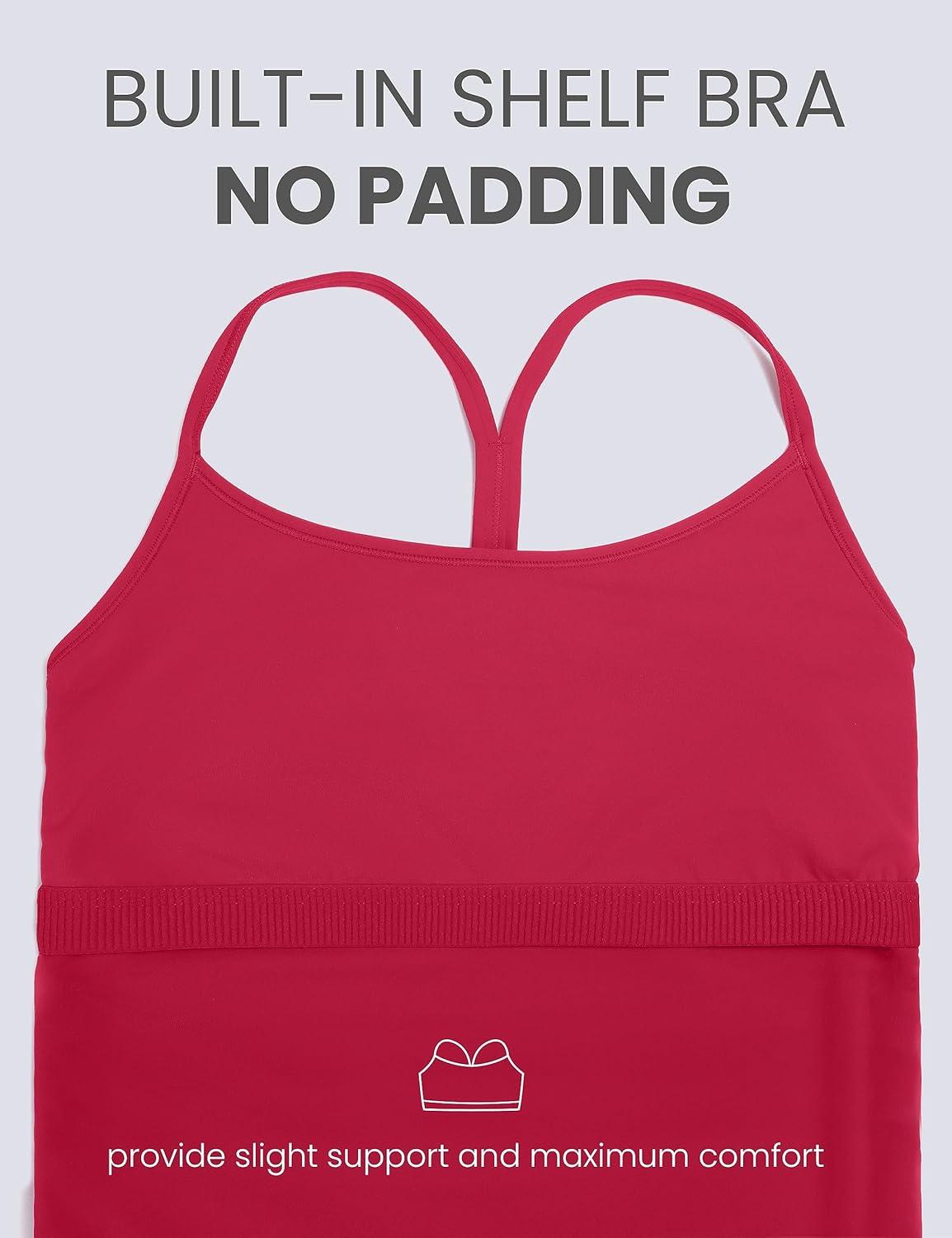 imageCRZ YOGA Butterluxe Y Back Maternity Tank Tops for Women Ruched Pregnancy Basic Camisole Sleeveless Athletic Yoga ShirtsViva Magenta