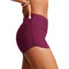 imageCRZ YOGA Womens 25 Swim Board Shorts High Waisted Quick Dry Bathing Suit Bottoms Dolphin Trunks with LinerFuchsia